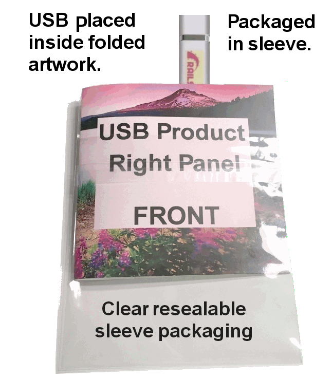 usb flash drive placed in clear resealable sleeve usb flash drive placed in clear resealable sleeve