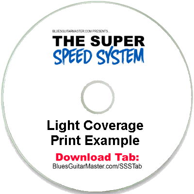 This example is considered light coverage printing. This example is considered light coverage printing.