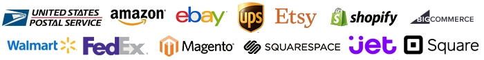 ShipStation integrates with these and many other selling channels, eCommerce systems, and shipping carriers (like the USPS).
