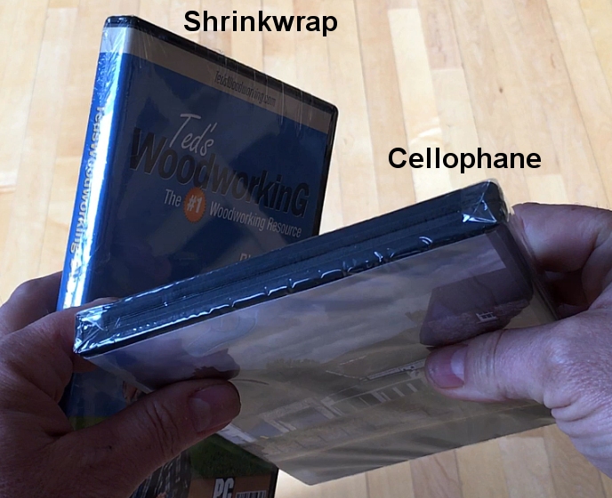 Video showing TrepStar.com dvd shrink wrap example compared to cellophane wrap (2 minutes).