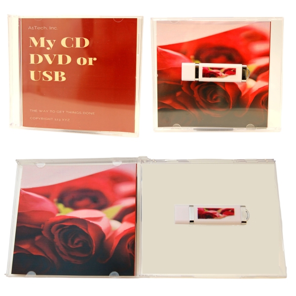 USB flash drive jewel case packaging USB flash drive jewel case packaging